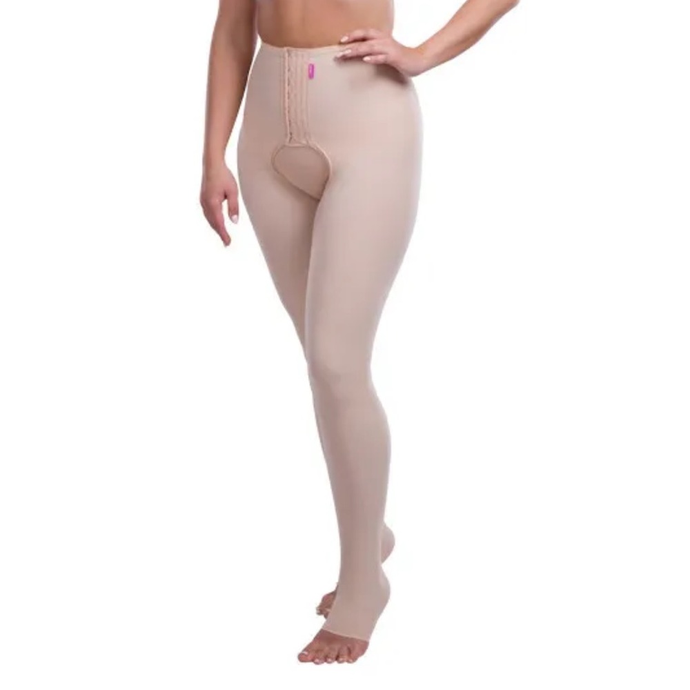 Lipoelastic TBflg 93344 nude size small open toe. Low - height 5 ft 4 and under